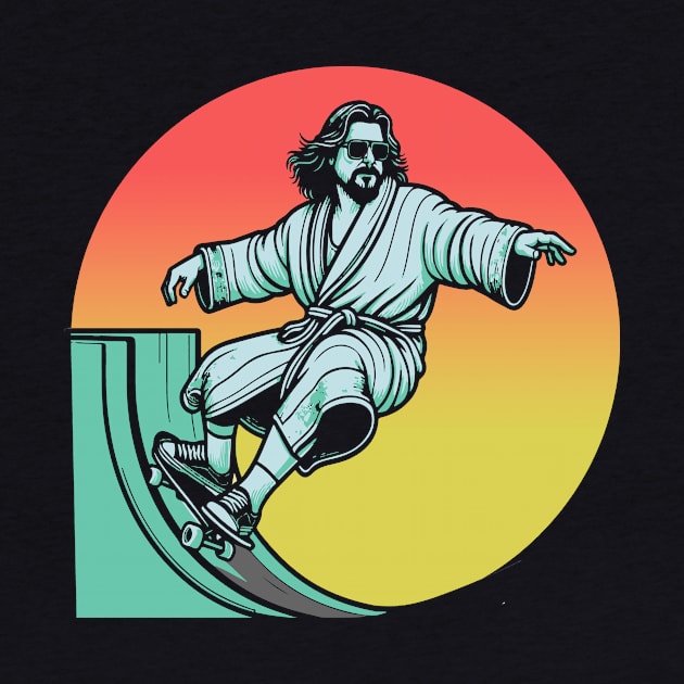 The Dude Lebowski Skateboarder by GIANTSTEPDESIGN